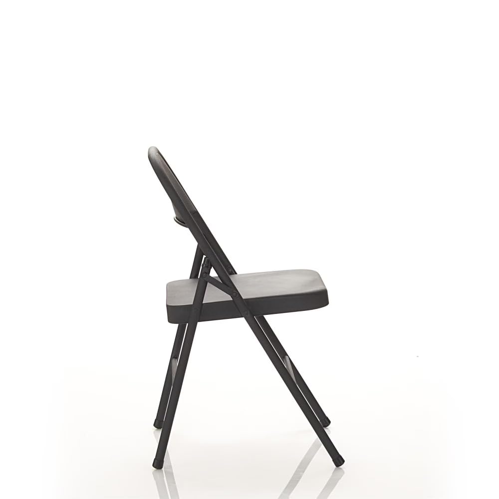 Steel Folding Chair 4 Pack Black H4878