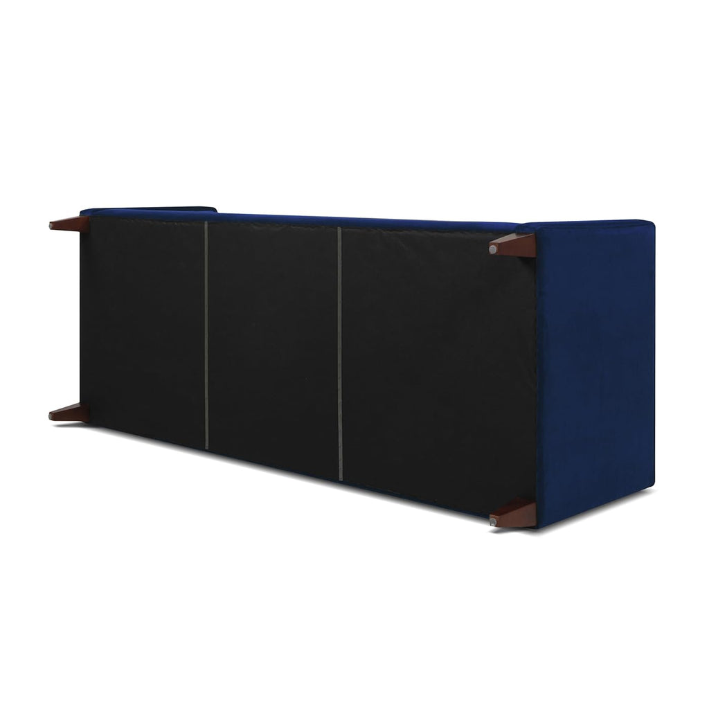 84" Navy Blue Velvet Tufted Sofa H4593