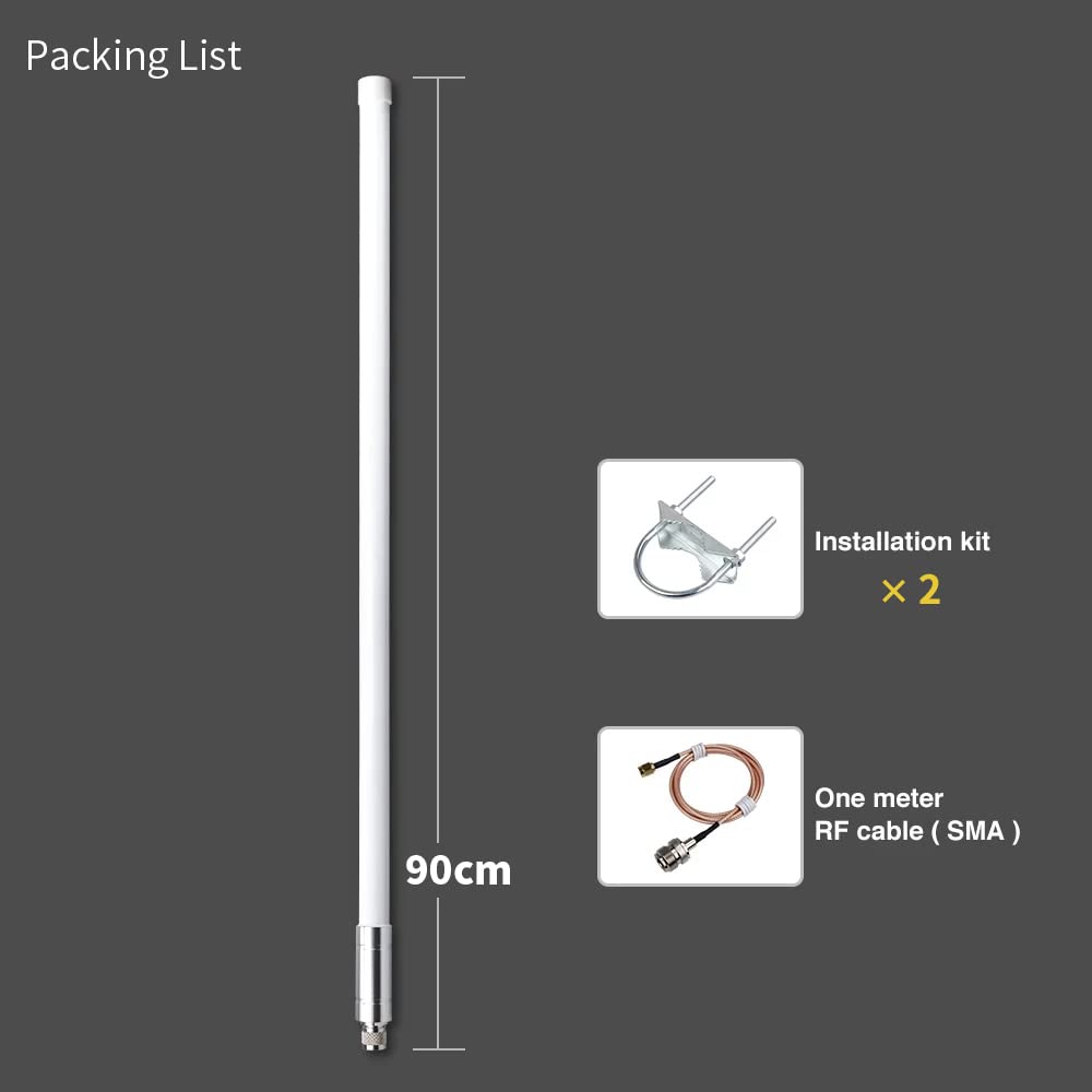 915MHz 8dBi Omni-Directional LoRa Gateway Antenna U939