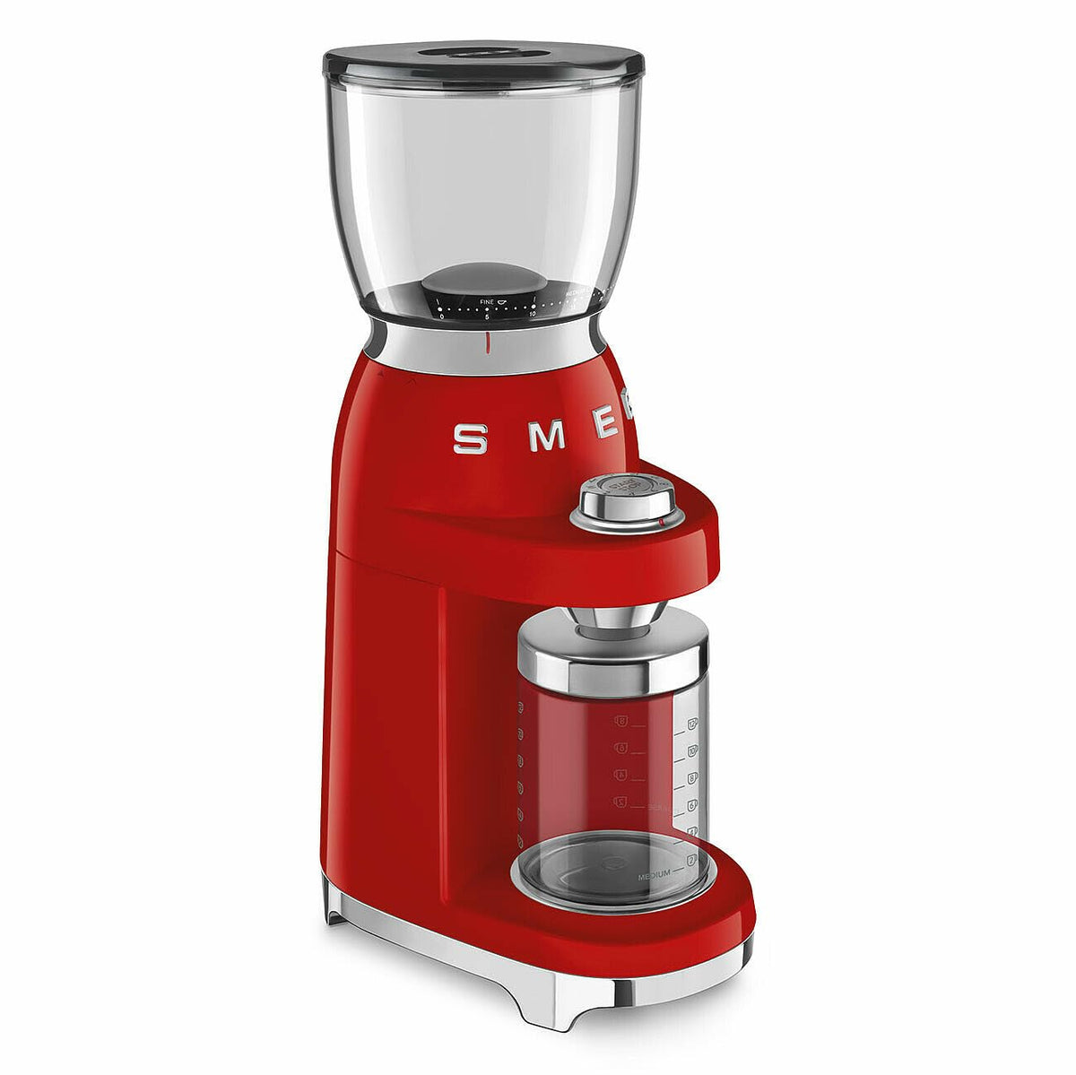 Red Coffee Grinder with 30 Grind Settings N891