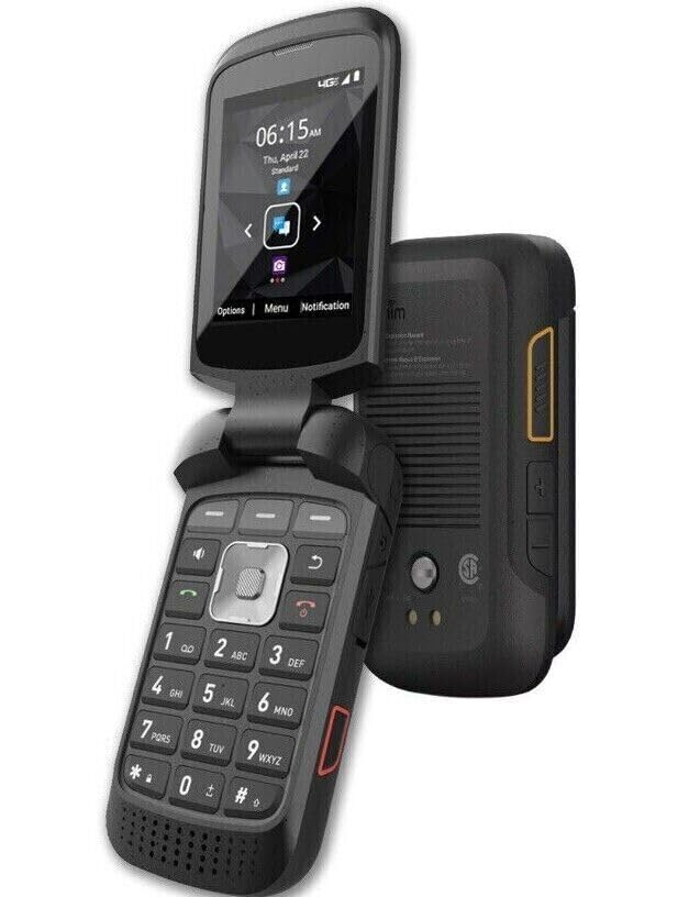 Black Rugged Flip Cellphone E6281