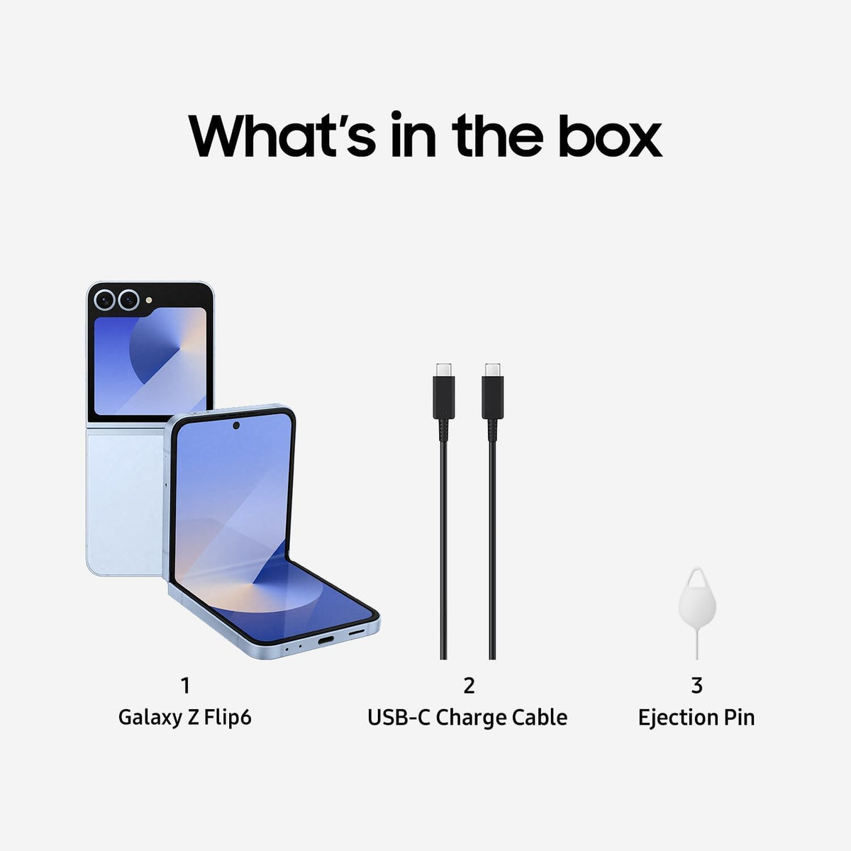 Galaxy Z Flip 6 256GB Blue Smartphone V609538