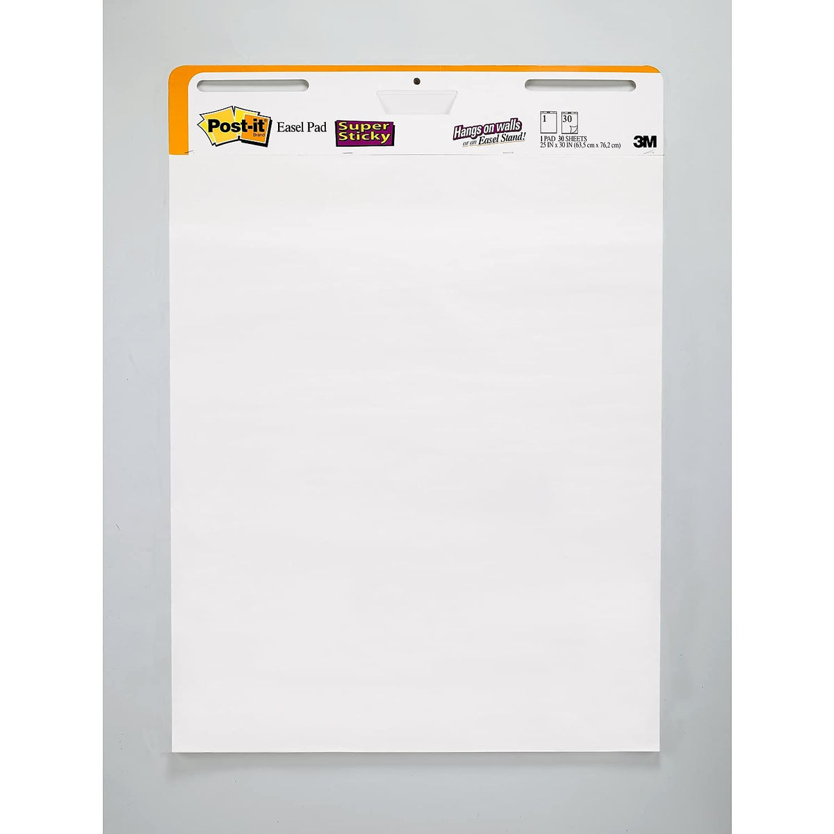 White Easel Pad, 25 in x 30 in, 30 Sheets/Pad, 2 Pads/Pack E81047