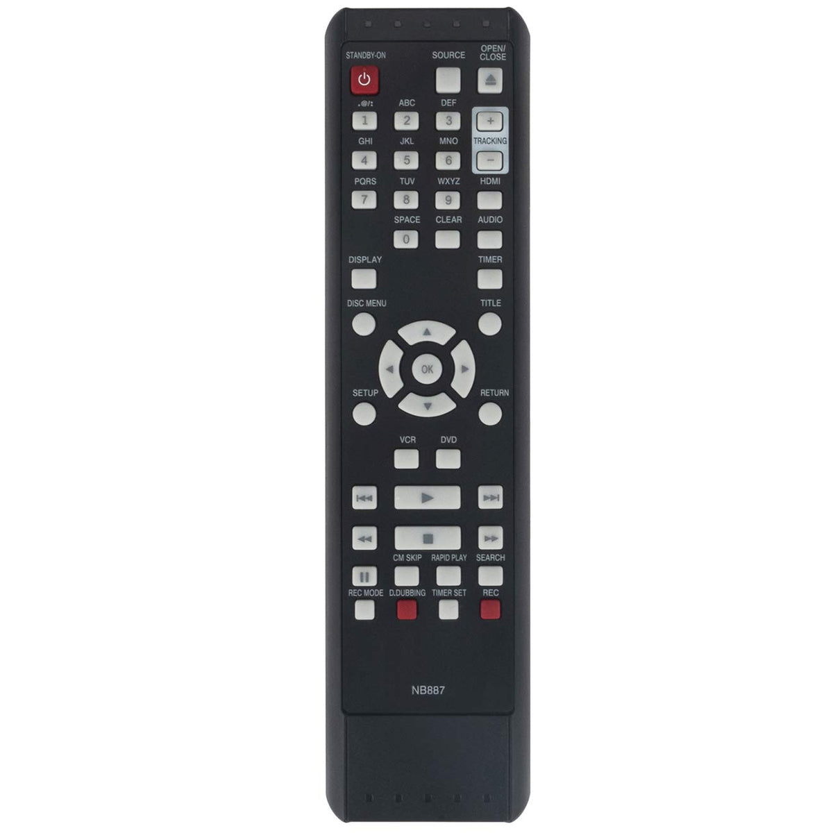 Replacement Remote Control for Magnavox DVD VCR Combo M58427