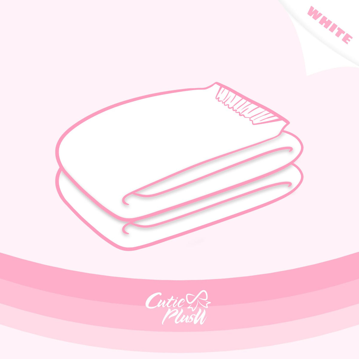 White Medium Diaper 2 Pieces F20044