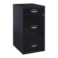 Black 3-Drawer Vertical File Cabinet B2238