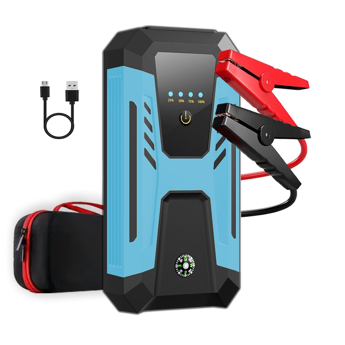 6000A Peak 12v Jump Starter N672