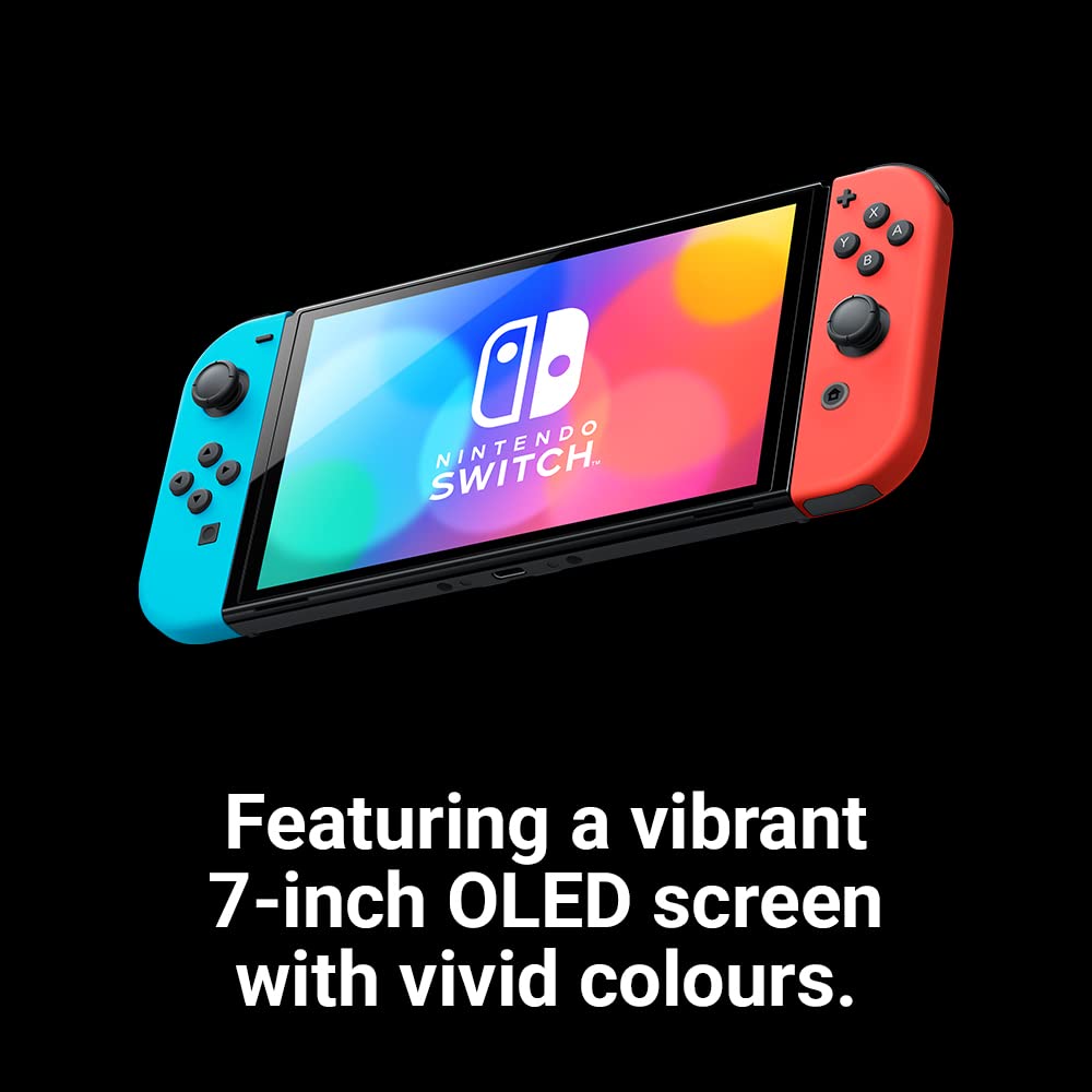 Nintendo Switch OLED Model Neon Blue Neon Red Y38082