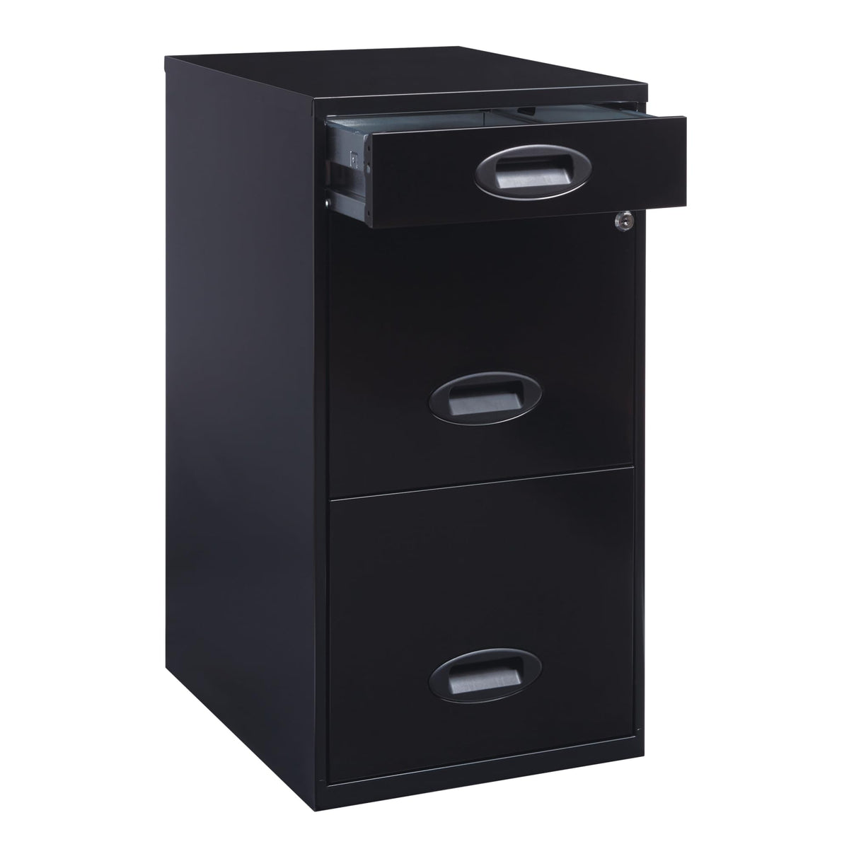 Black 3-Drawer Vertical File Cabinet B2238