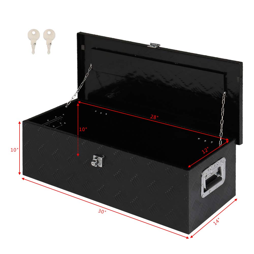 30 Inch Aluminum Truck Tool Box Lockable Q33911