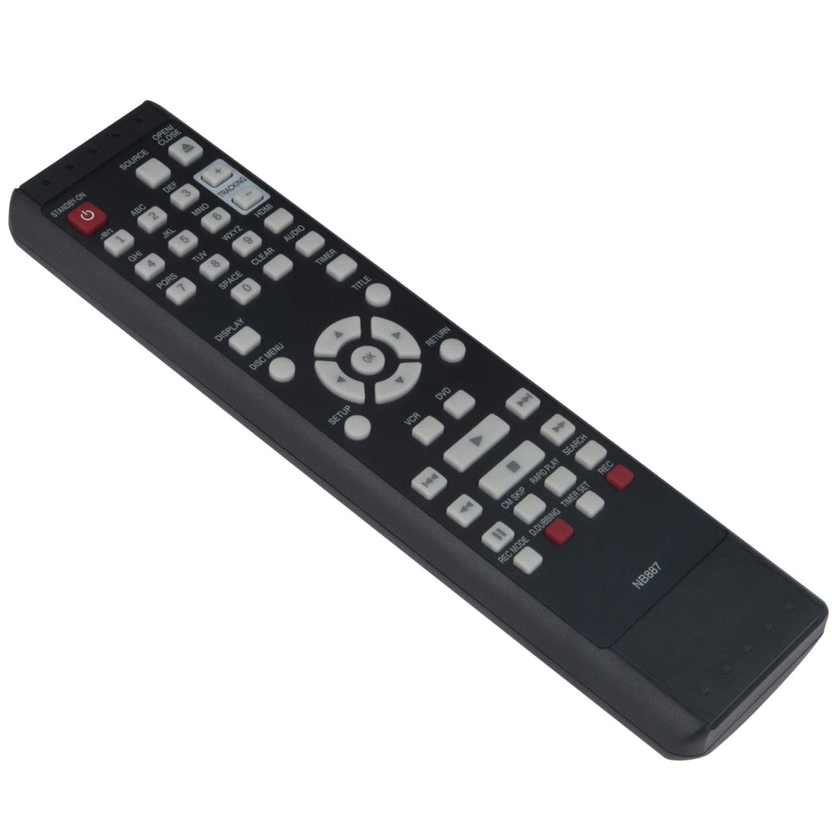 Replacement Remote Control for Magnavox DVD VCR Combo M58427