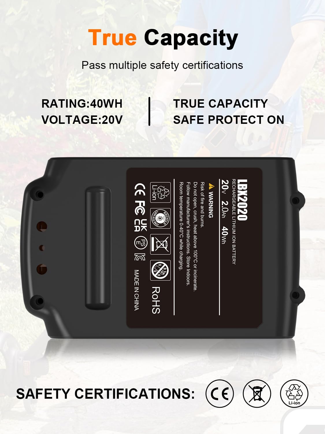 20 Volt MAX 2.0Ah Lithium ion Battery I60582