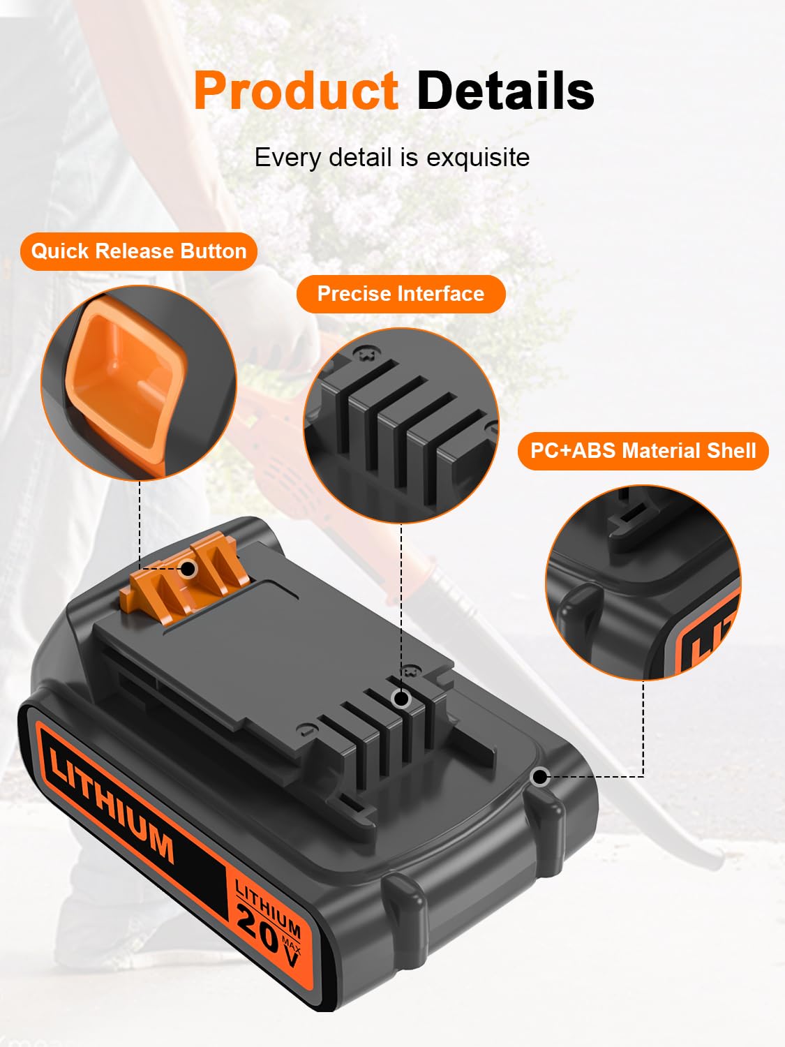 20 Volt MAX 2.0Ah Lithium ion Battery I60582