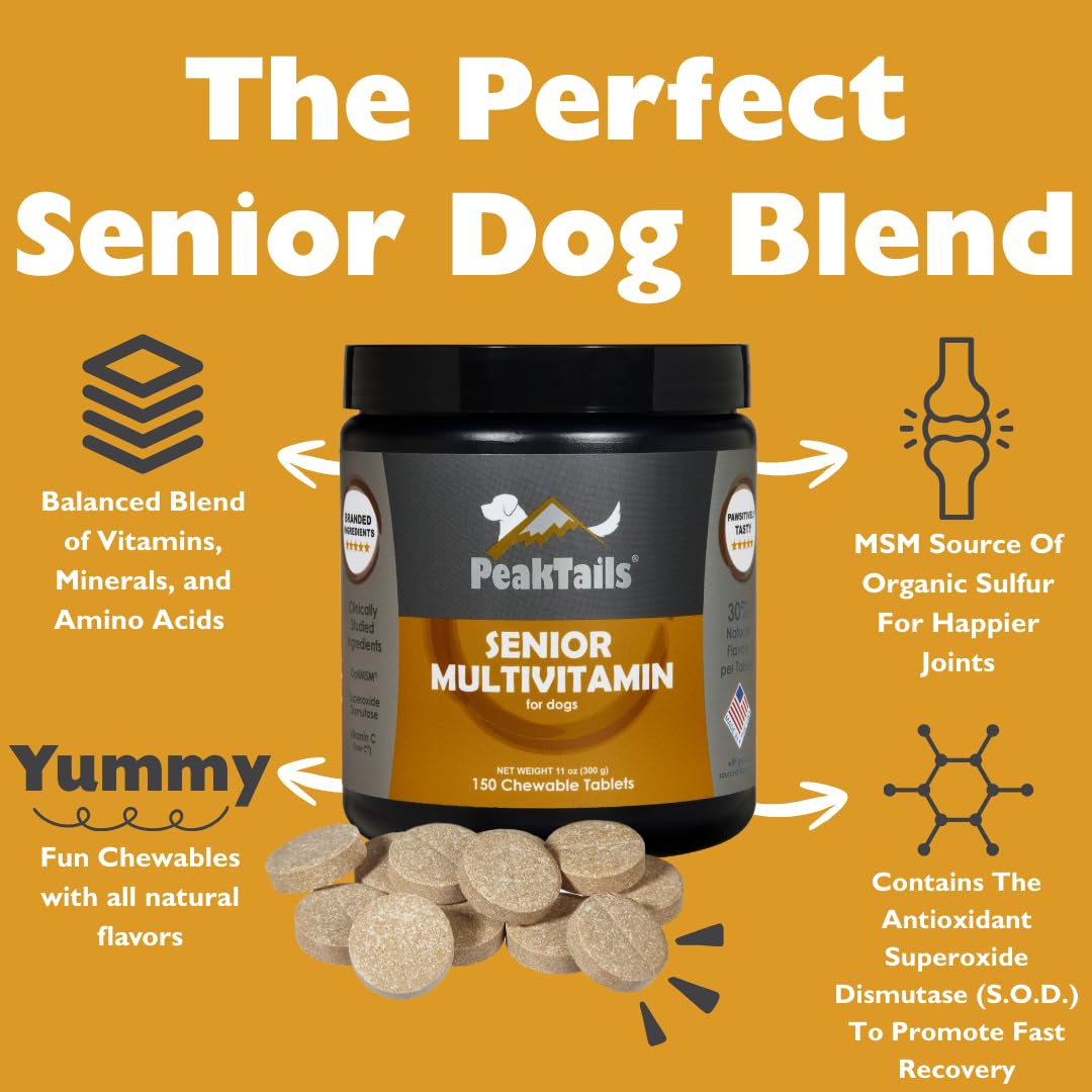 Senior Multivitamin for Dogs, 150 Count Z457176