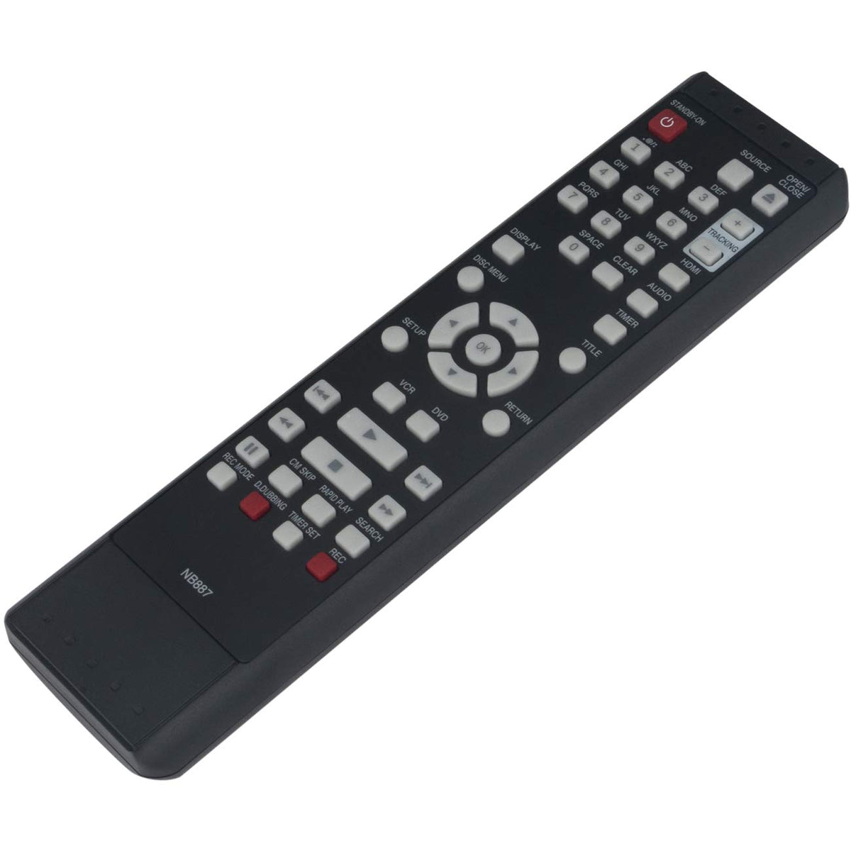 Replacement Remote Control for Magnavox DVD VCR Combo M58427