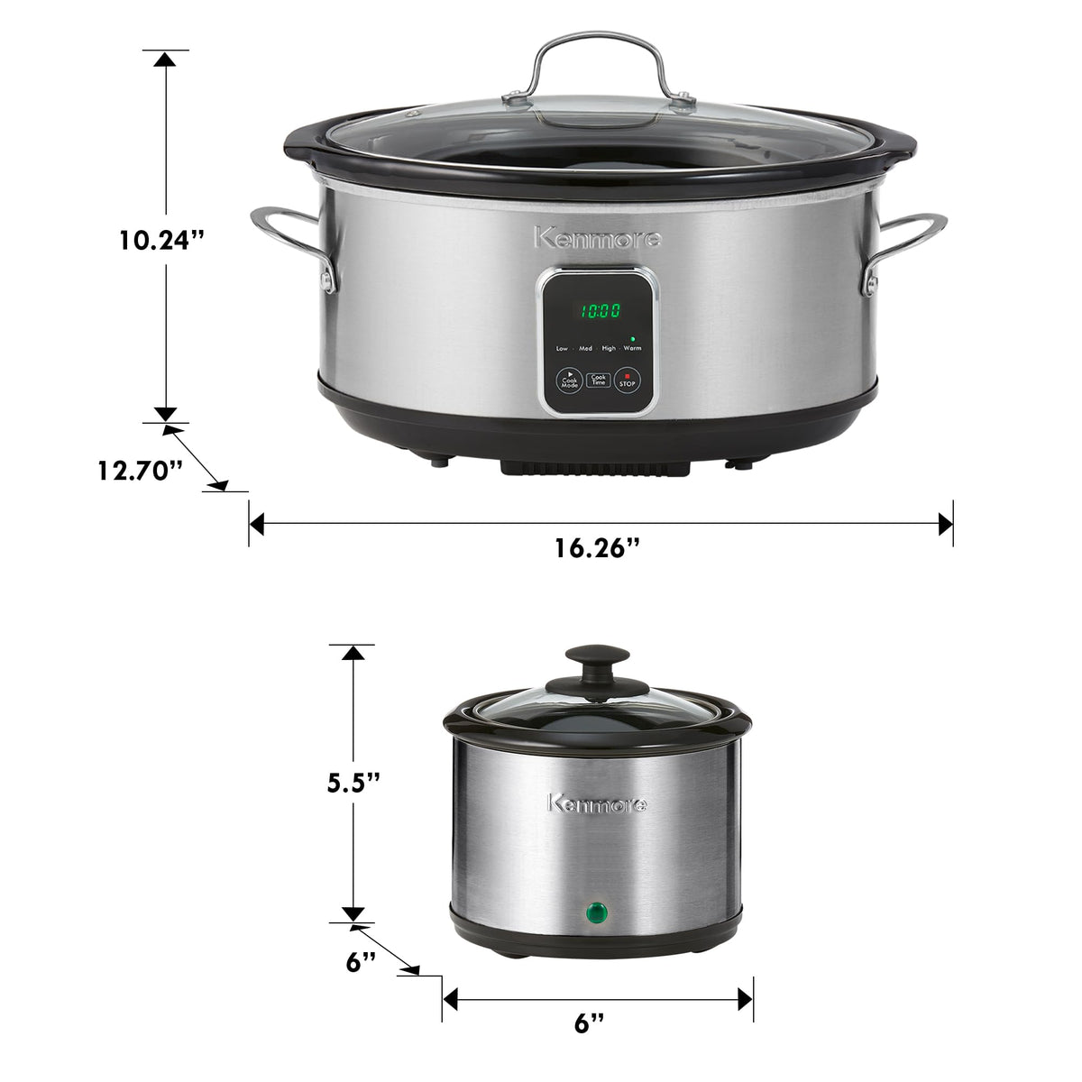 7 qt Programmable Slow Cooker with Dipper L816062
