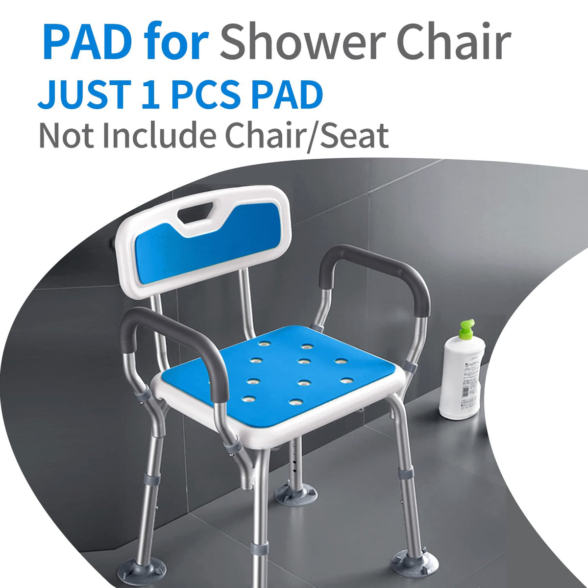 Waterproof Non Slip Soft Foam Shower Bench Cushion E70737
