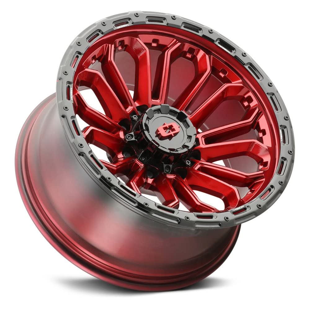 20x9 8x6.5" +12mm Red Wheel Rim L497
