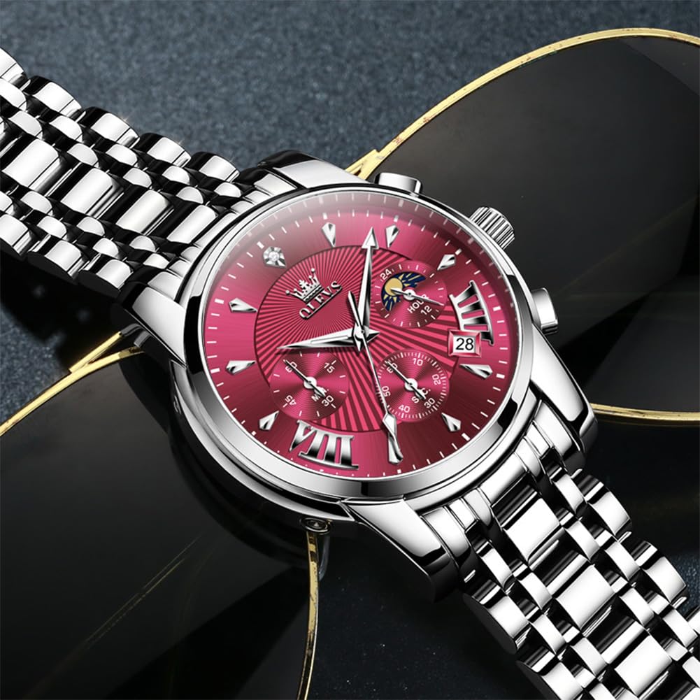 Waterproof Stainless Steel Chronograph Watch M10617