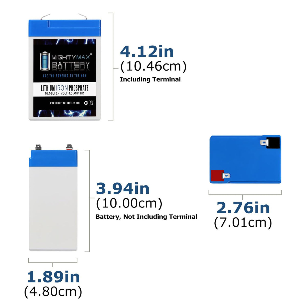 6V 4.5AH Lithium Replacement Battery K469