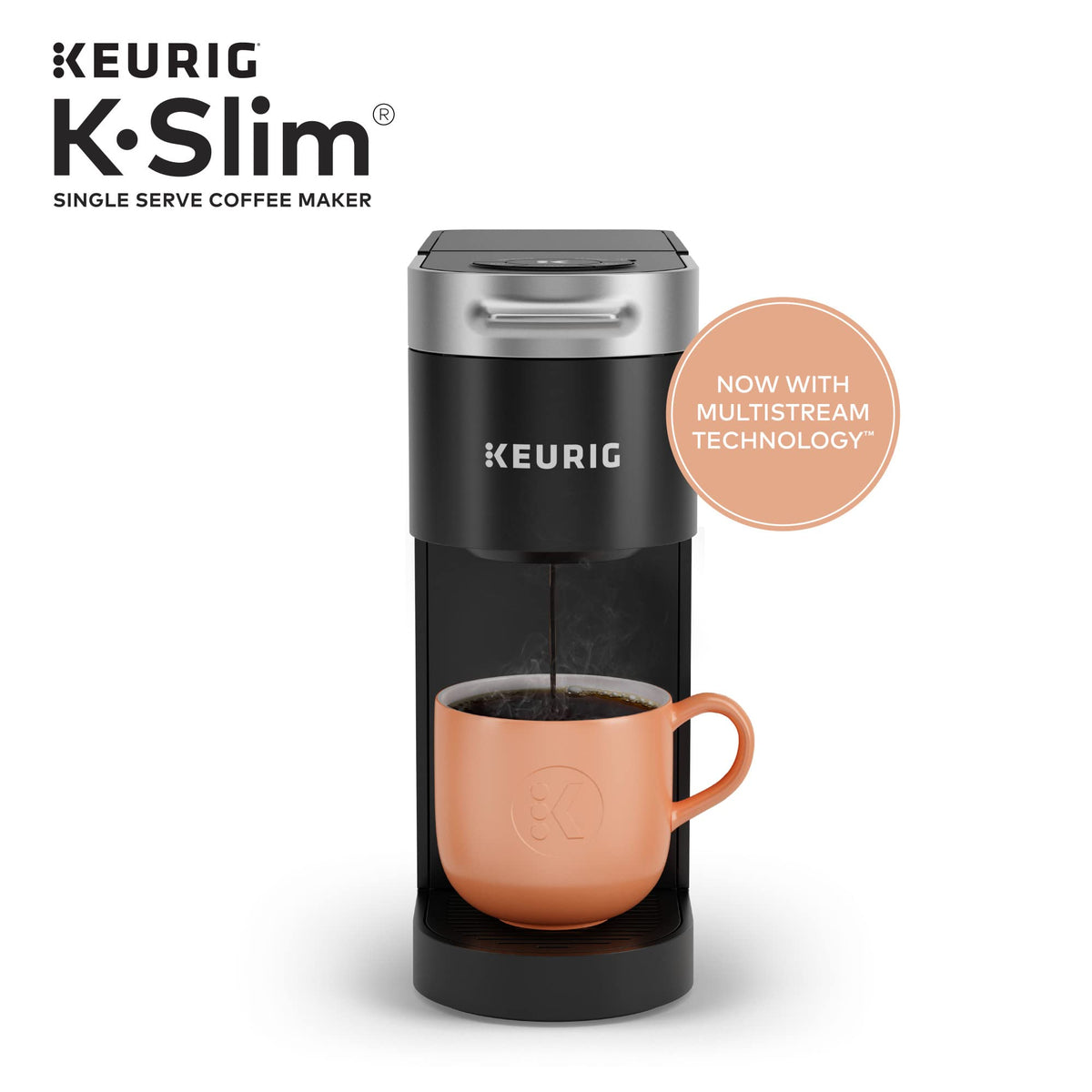Black Single Serve K-Cup Pod Coffee Maker S306
