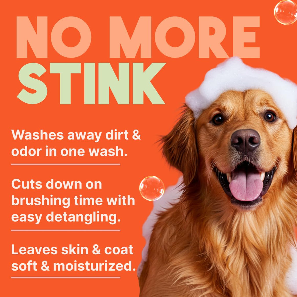 2-in-1 Dog Shampoo and Conditioner Papaya Scent 1 Gallon I27588