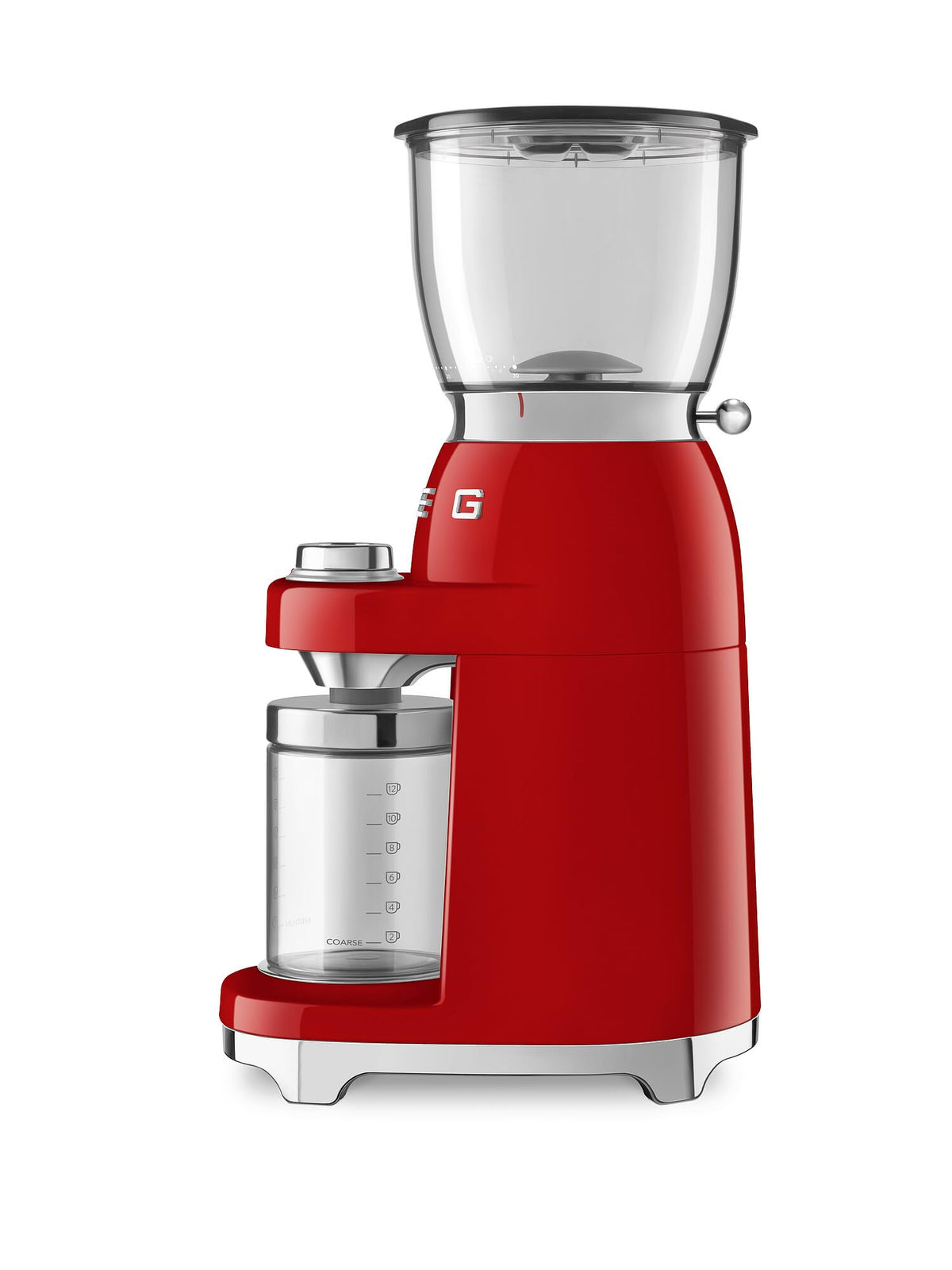 Red Coffee Grinder with 30 Grind Settings N891