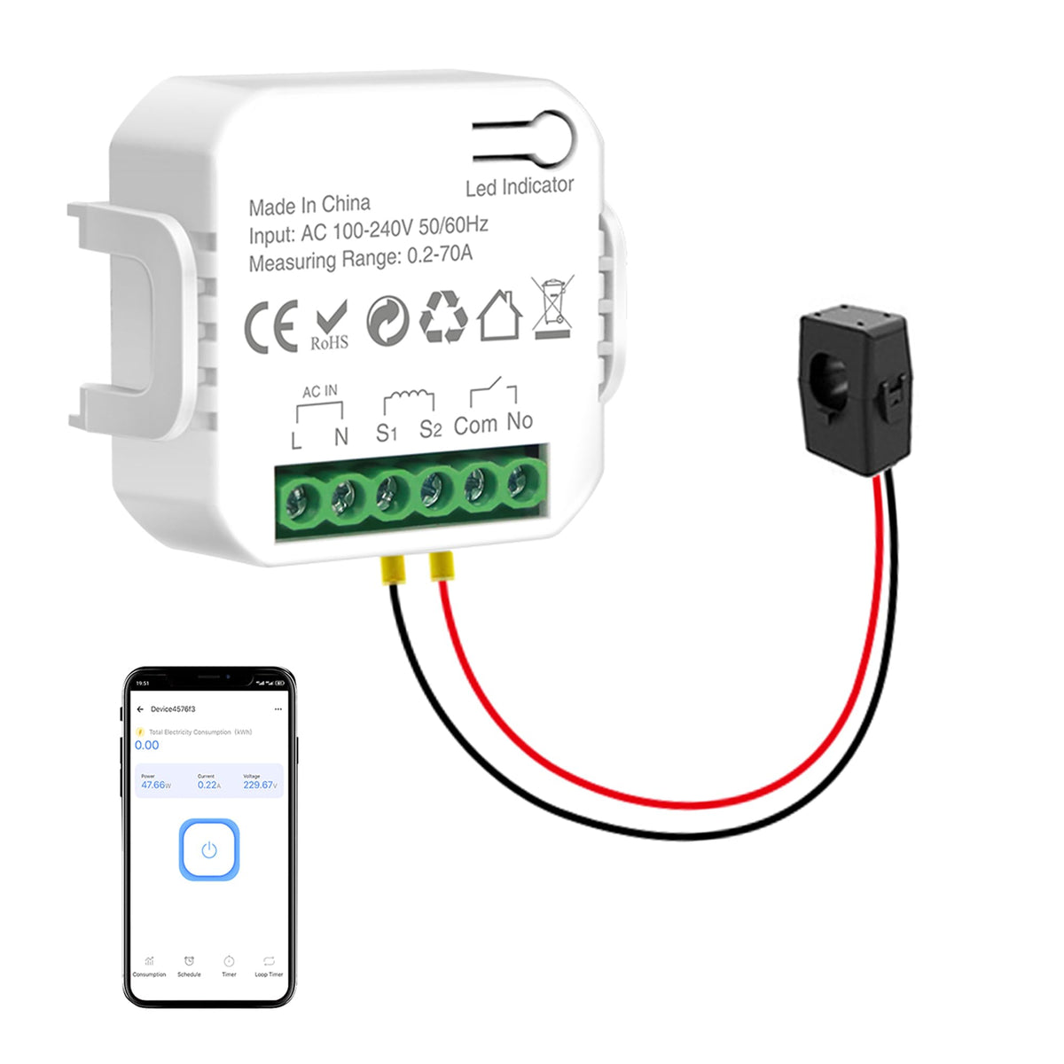 WiFi Smart Energy Monitor with Remote Control J99031