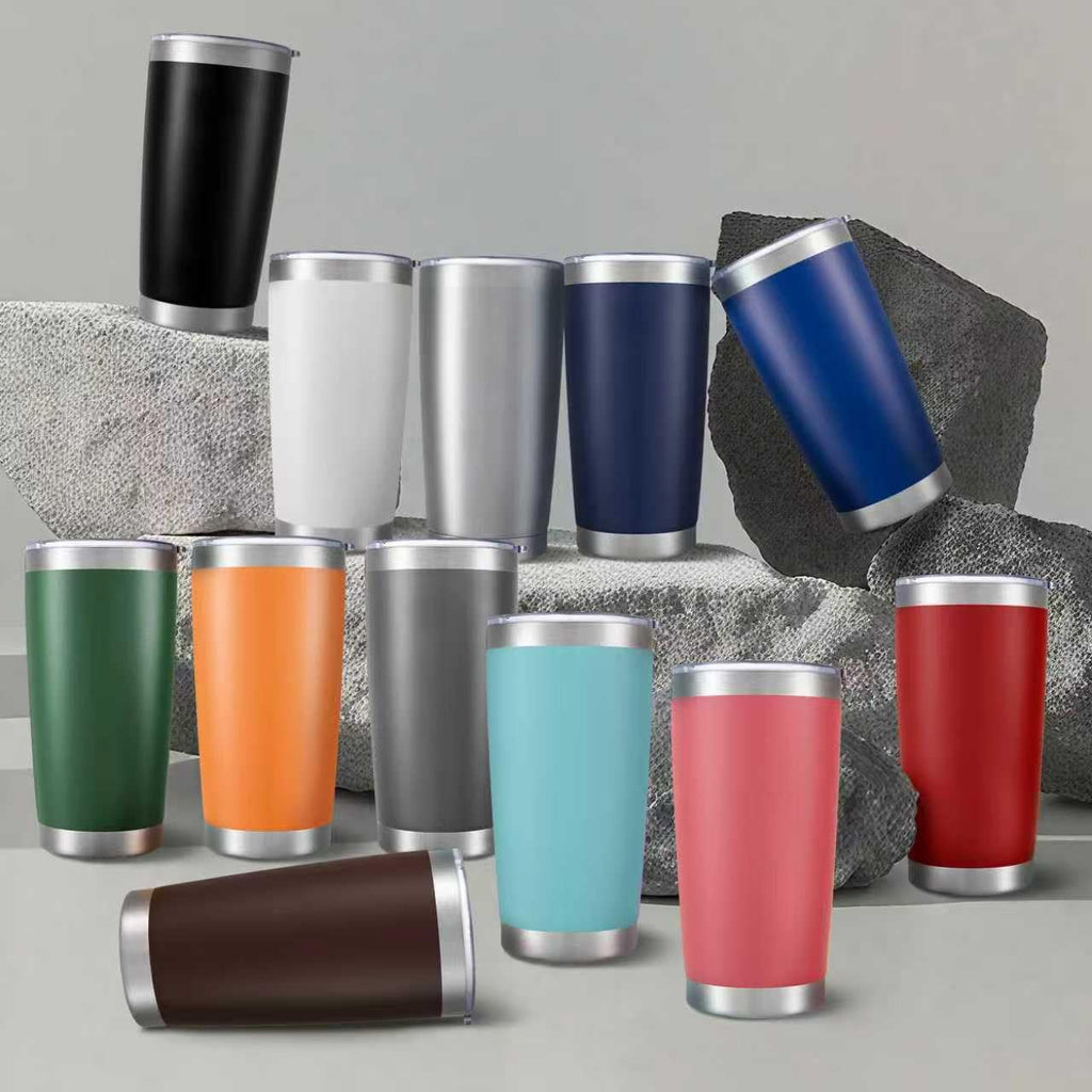 20 oz Stainless Steel Insulated Tumbler with Lid F9460