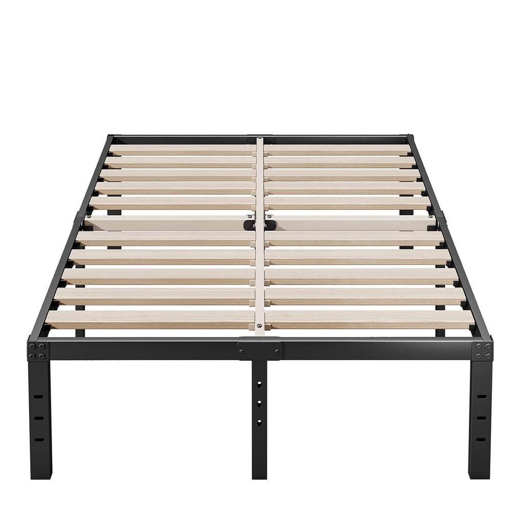 Queen Size 18 Inches Tall Metal Platform Bed Frame J769