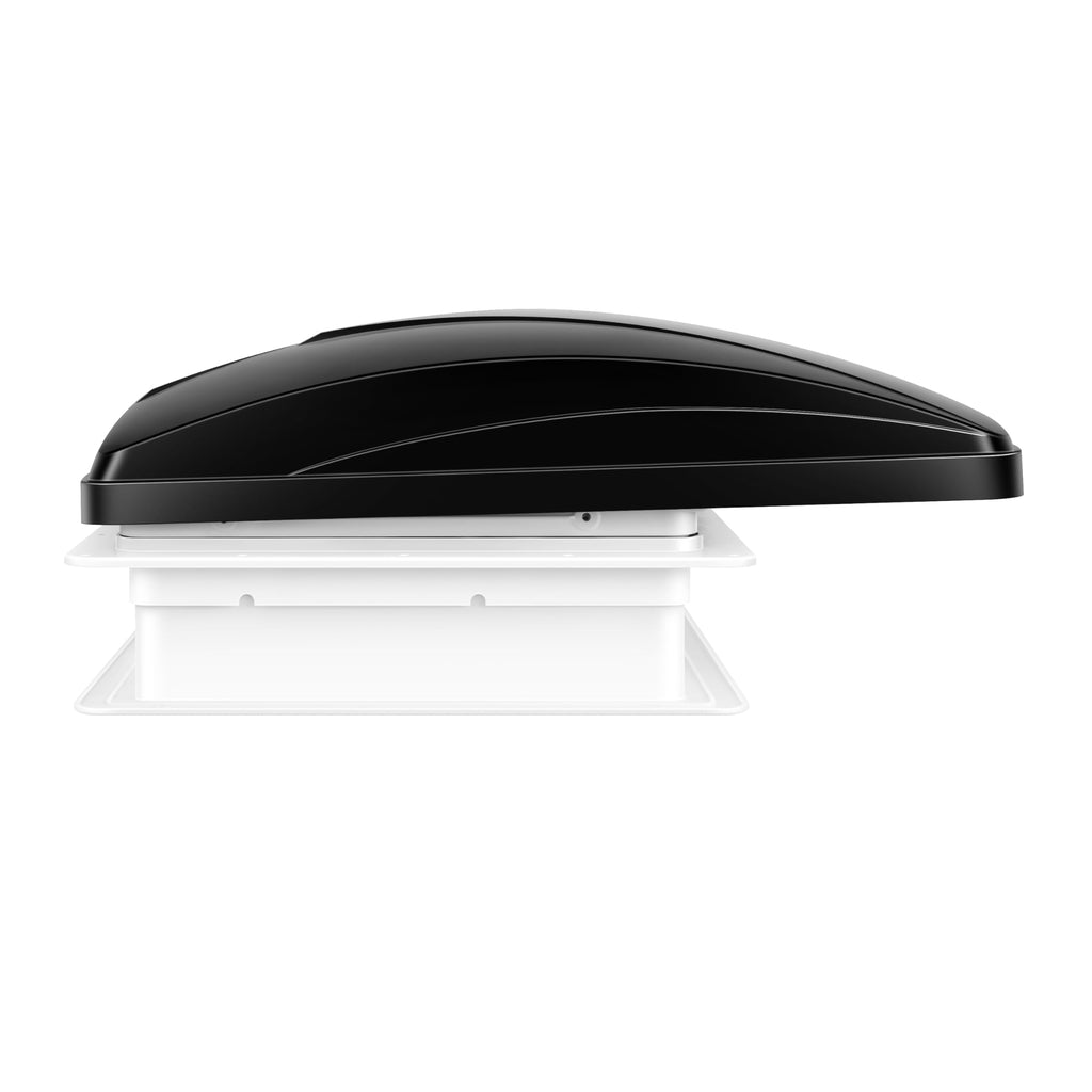 RV Roof Vent Fan 6-Speed Reversible 12V Smoked 14" x 14" Y2555