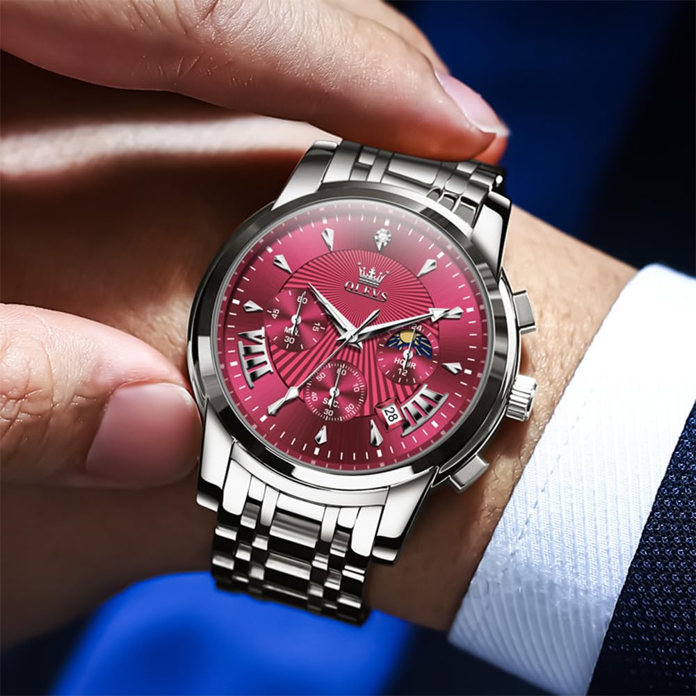 Waterproof Stainless Steel Chronograph Watch M10617