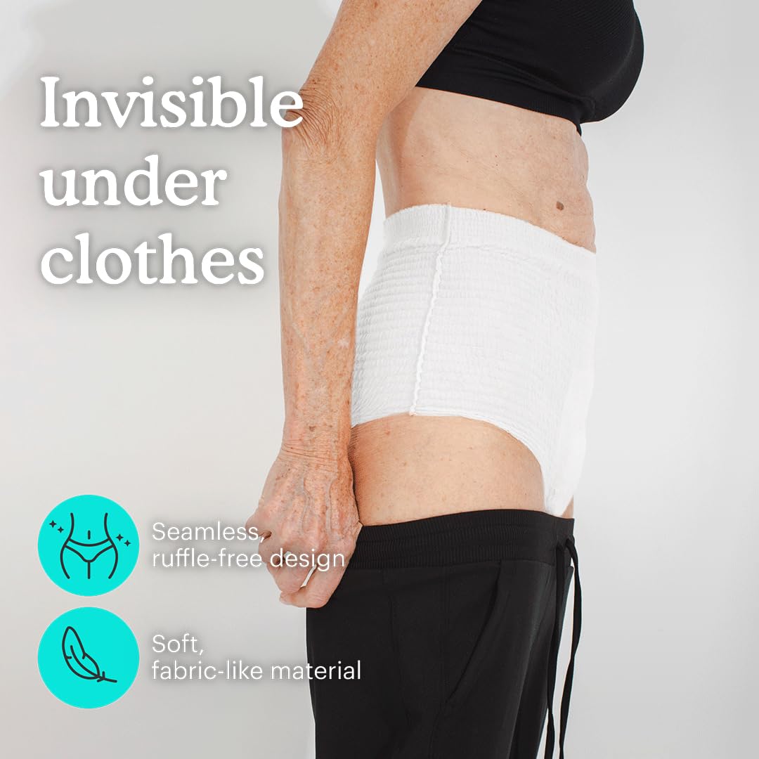 Adult Incontinence Underwear for Sensitive Skin, White Large, 56 Count R61171