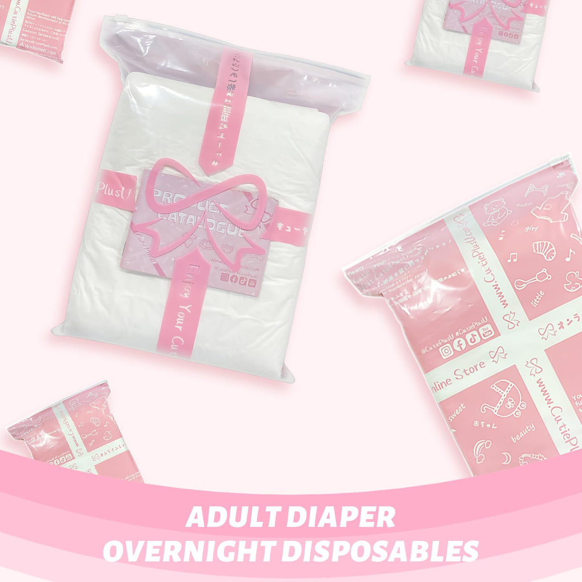 White Medium Diaper 2 Pieces F20044