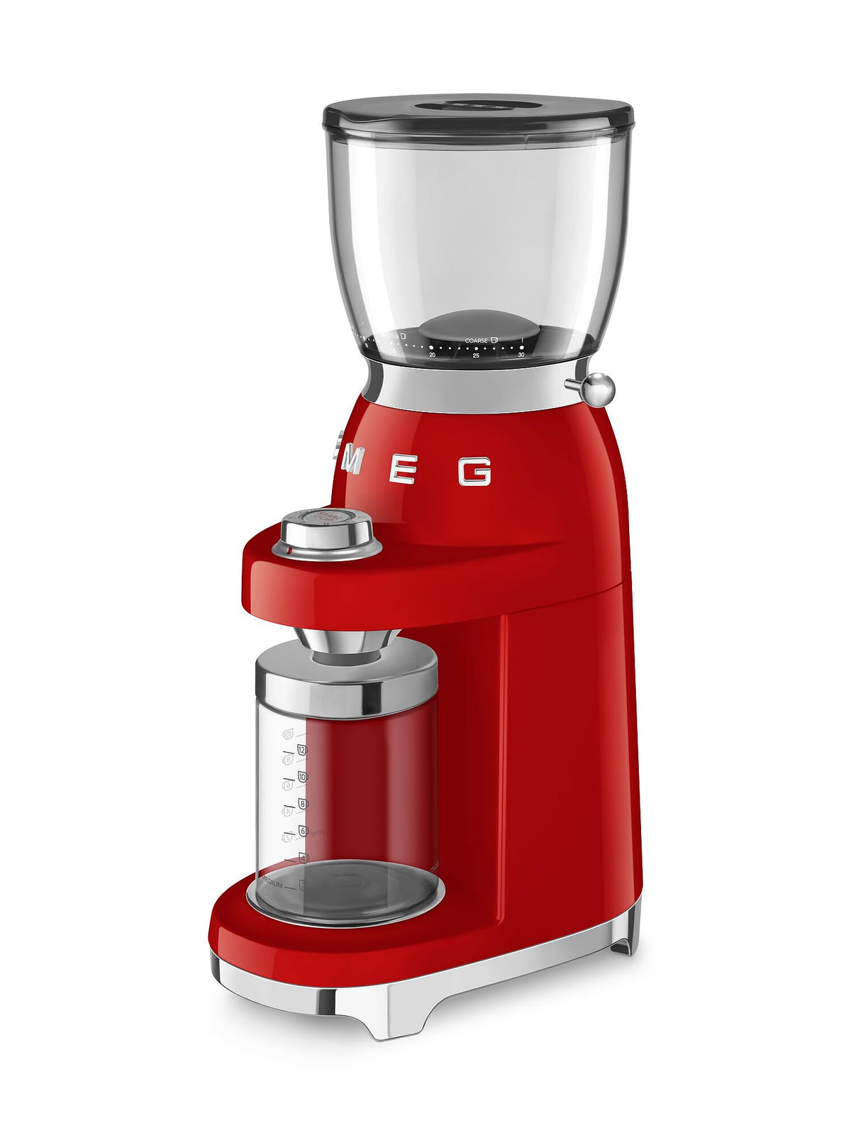 Red Coffee Grinder with 30 Grind Settings N891