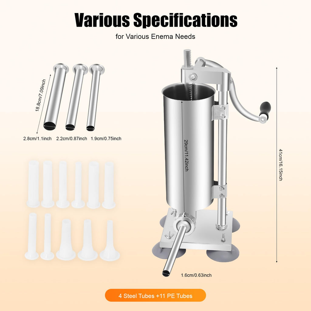 Manual Sausage Stuffer with 15 Stuffing Tubes P756711