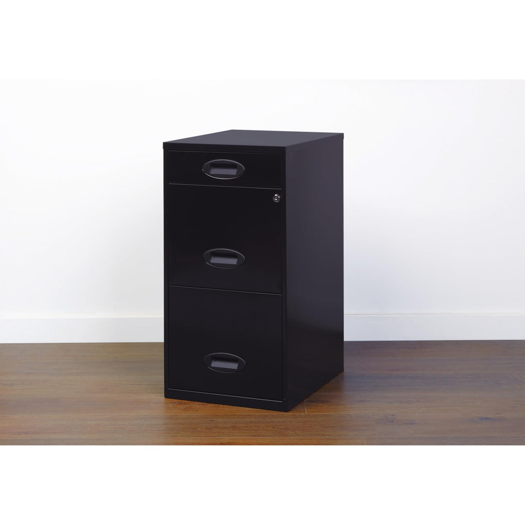 Black 3-Drawer Vertical File Cabinet B2238