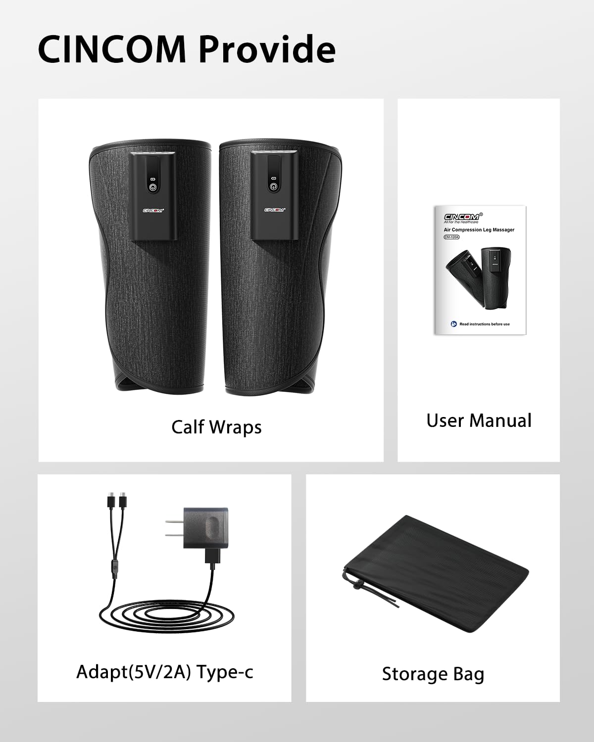 Cordless Calf Massager H8539
