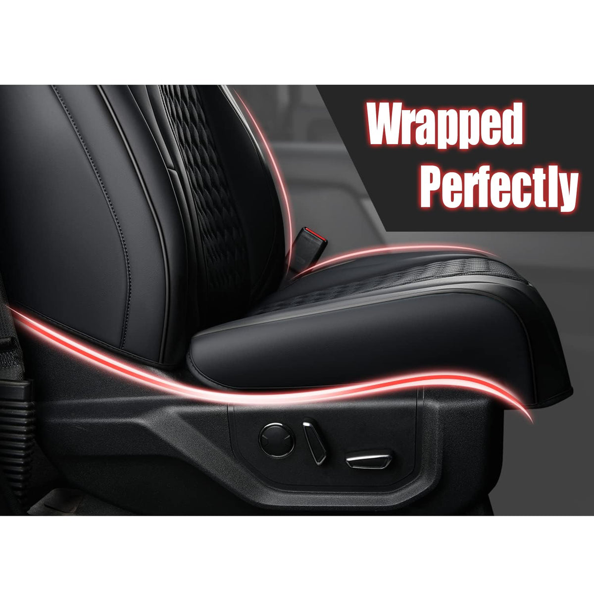 Waterproof Faux Leather Full Coverage Seat Covers P1365