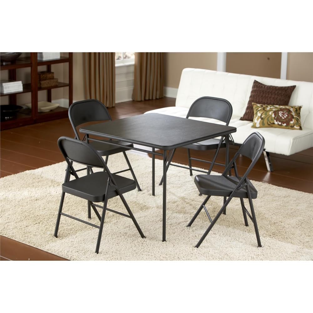 Steel Folding Chair 4 Pack Black H4878