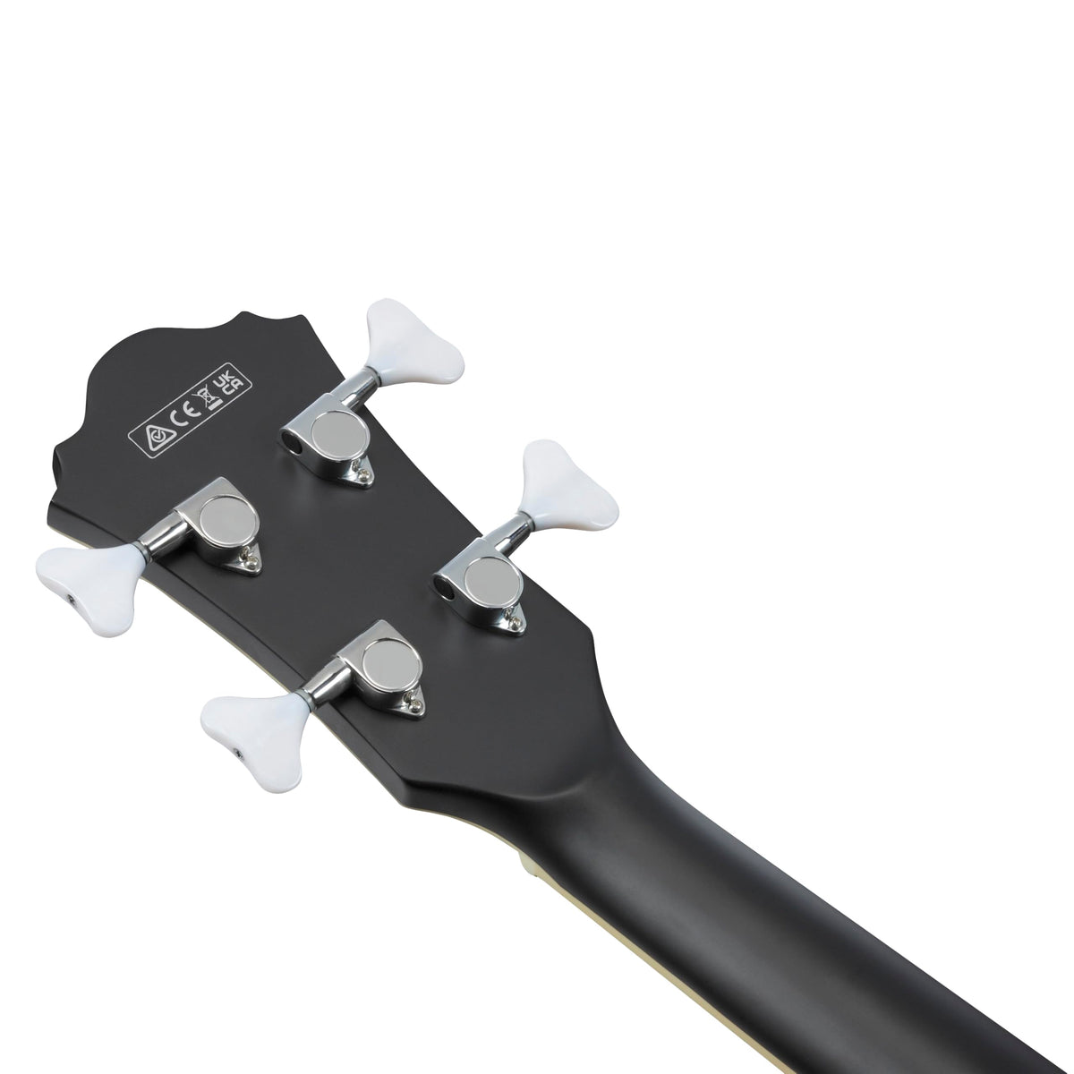 Black Flat Semi-hollow Bass Guitar H280