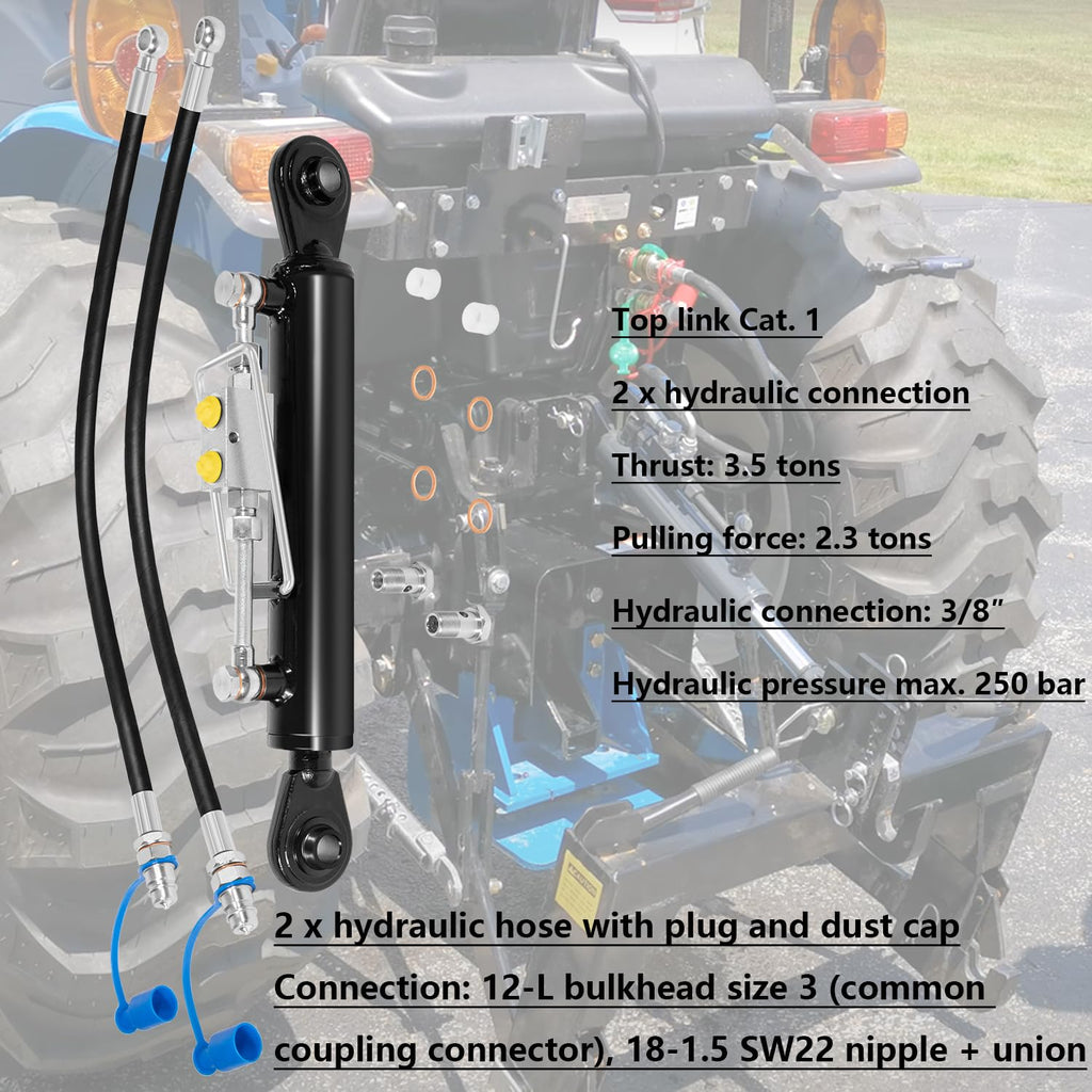 Hydraulic Top Link Cat 1-1 M911