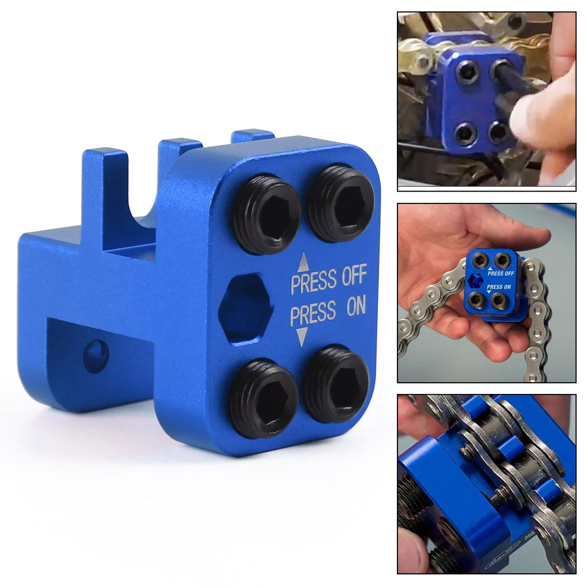 Blue Motorcycle ATV Chain Press Tool E657