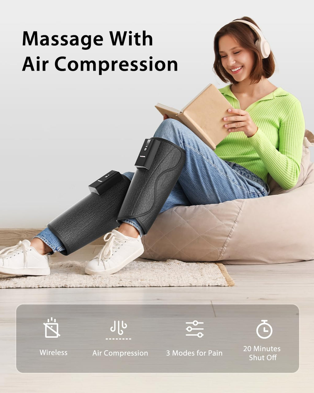 Cordless Calf Massager H8539