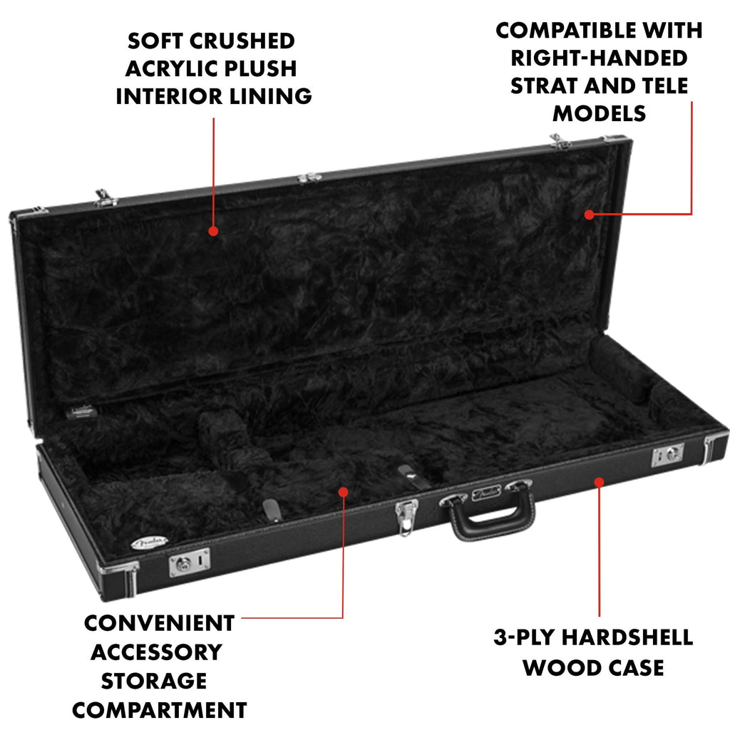 Black Wood Guitar Case M72499