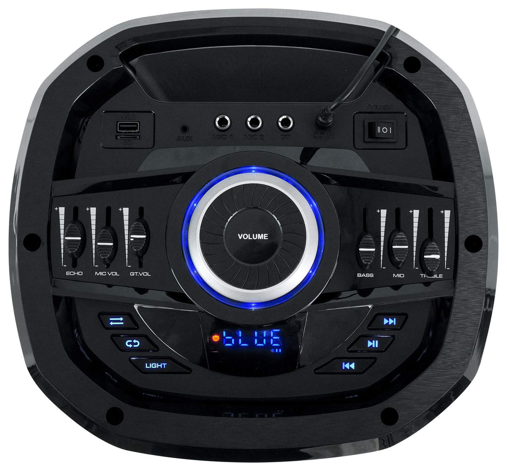 Dual 10" Wireless LED Bluetooth Speaker 2-Pack S6085