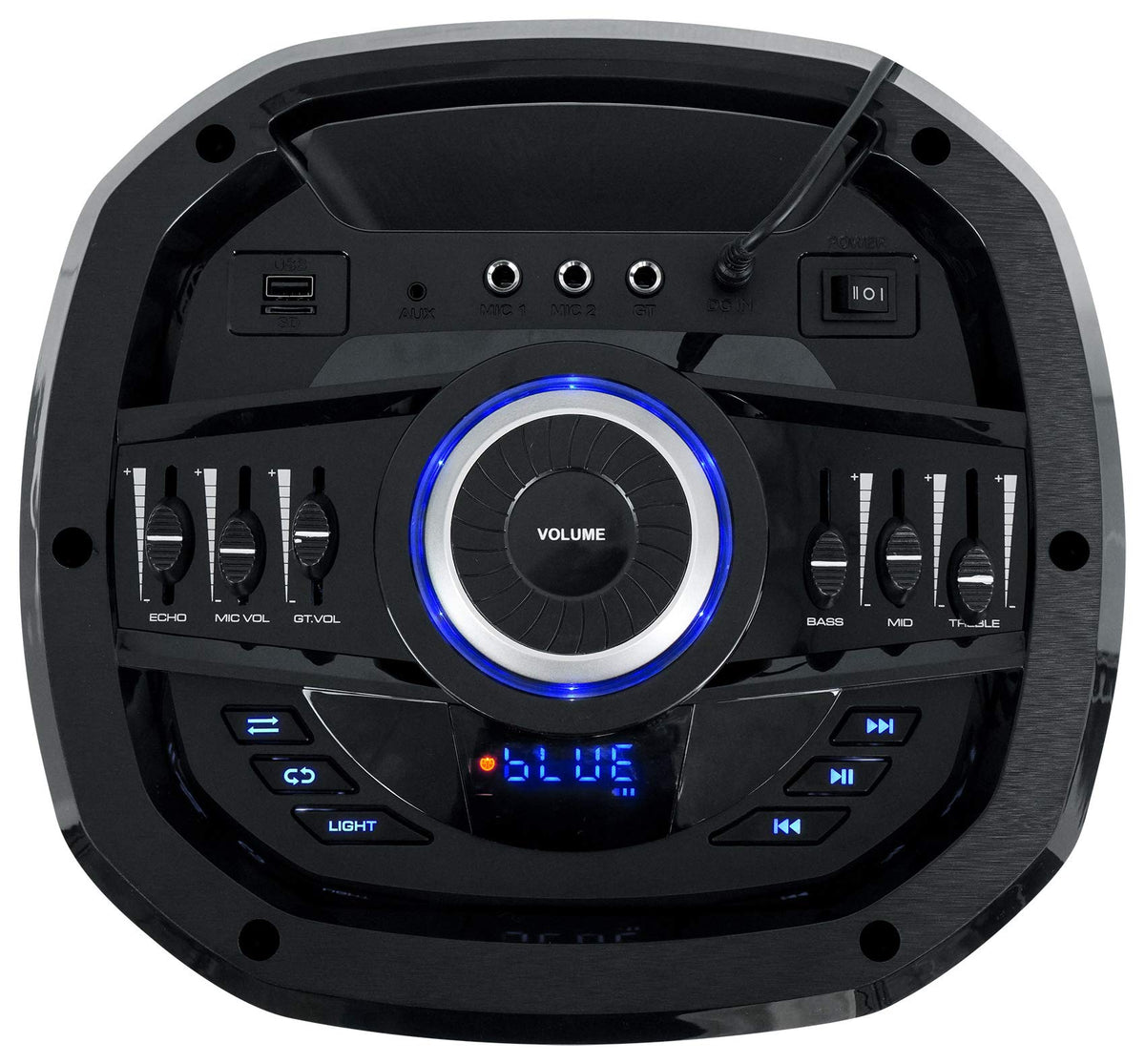 Dual 10" Wireless LED Bluetooth Speaker 2-Pack S6085