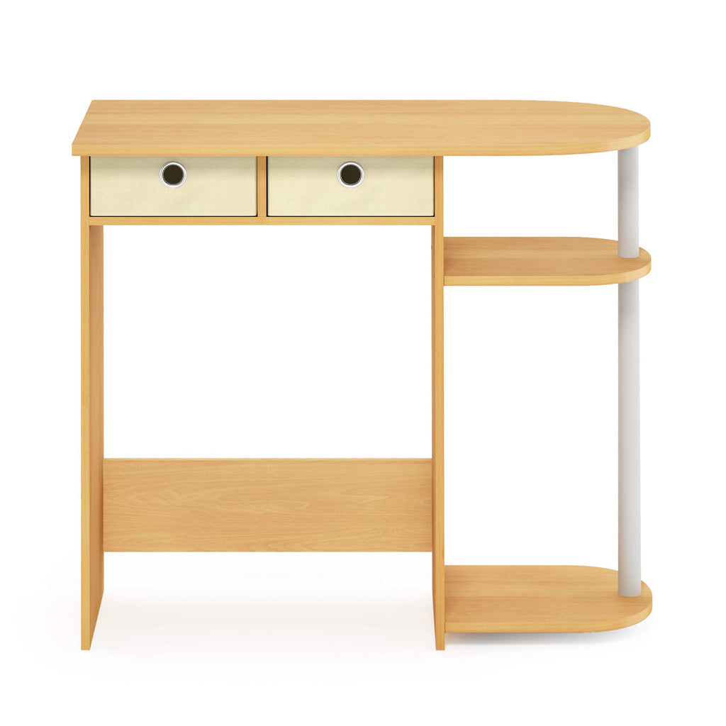 32-Inch Oak Entryway Table with 2 Fabric Drawers U67306