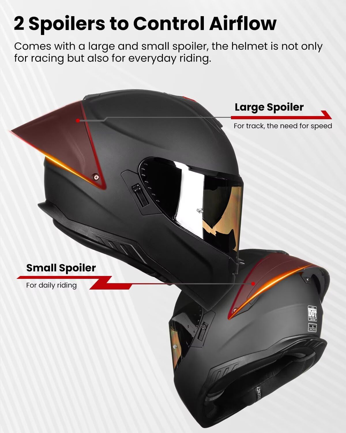 Full Face Motorcycle Helmet DOT O87757
