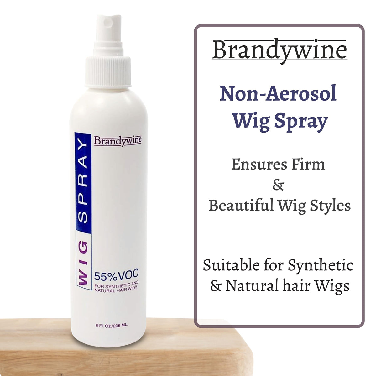 Wig Spray for Synthetic & Natural Hair Wigs H365